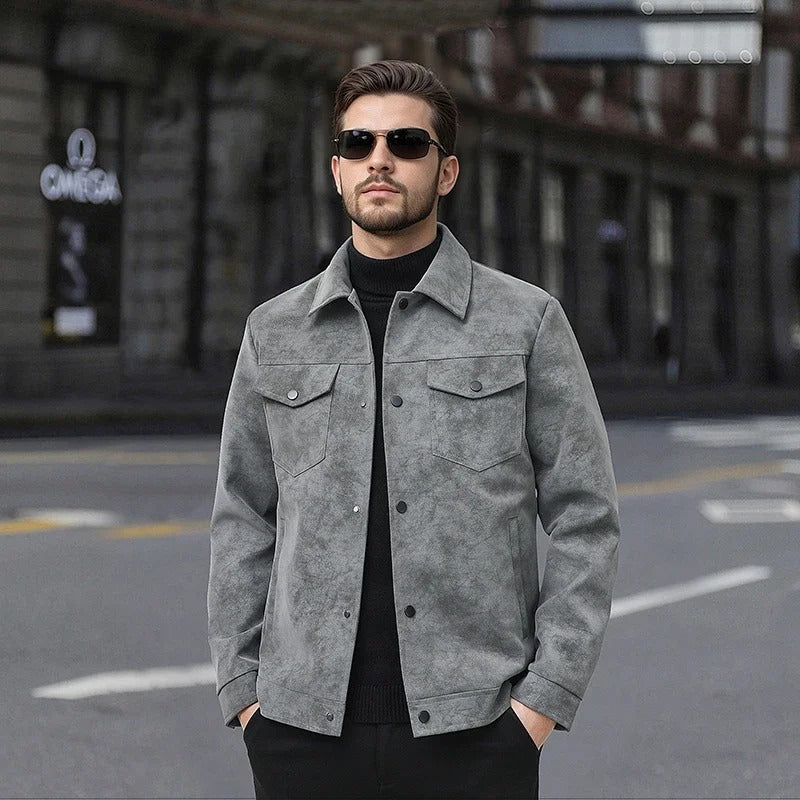 Men's suede jacket – Avinos Milano