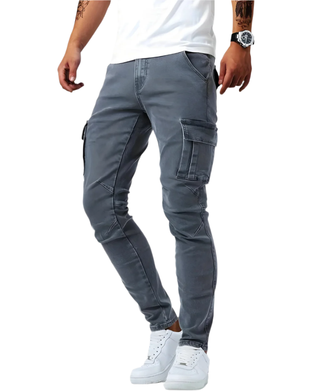Marino men's cargo stretch pants, alternate view