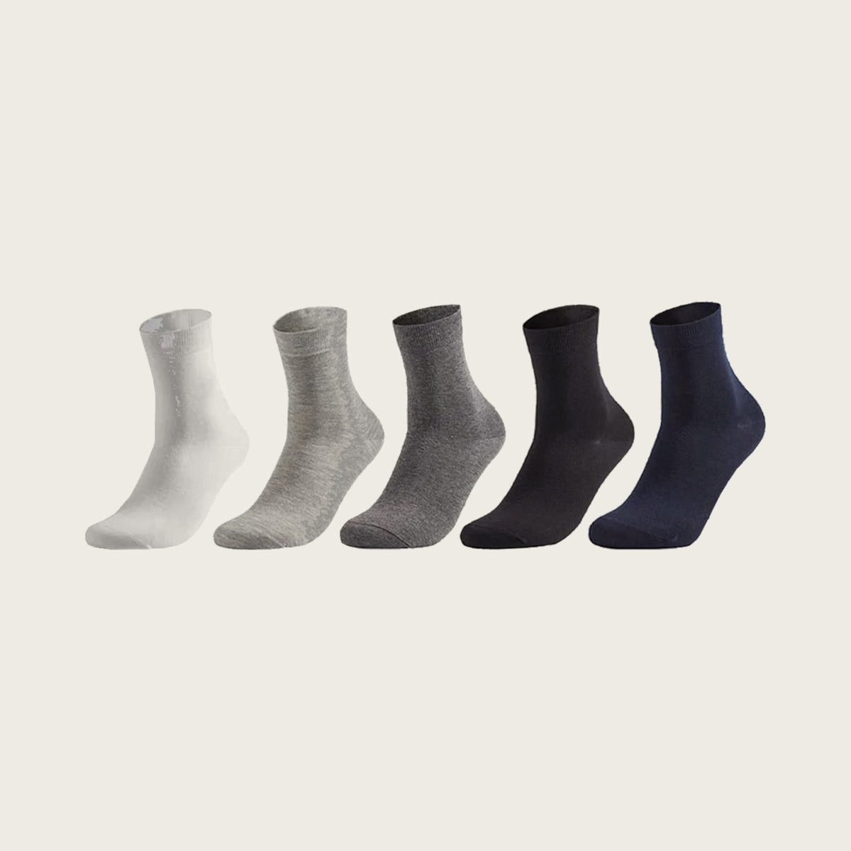 Mario Cotton Dress Socks (5-Pack) in Mixed