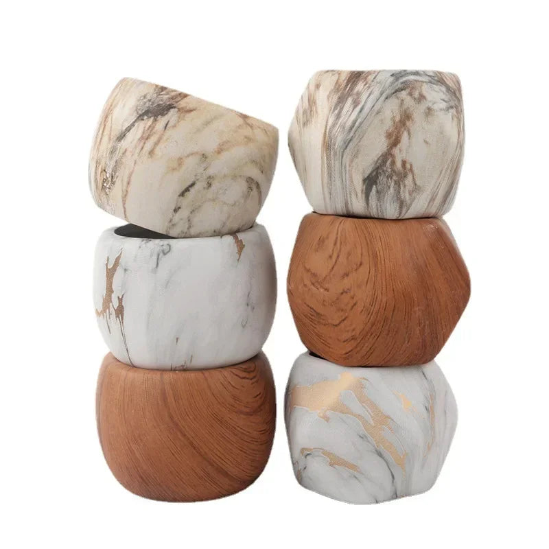 Marmo planters stacked