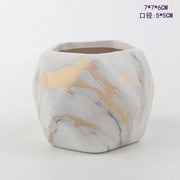 Faceted / White