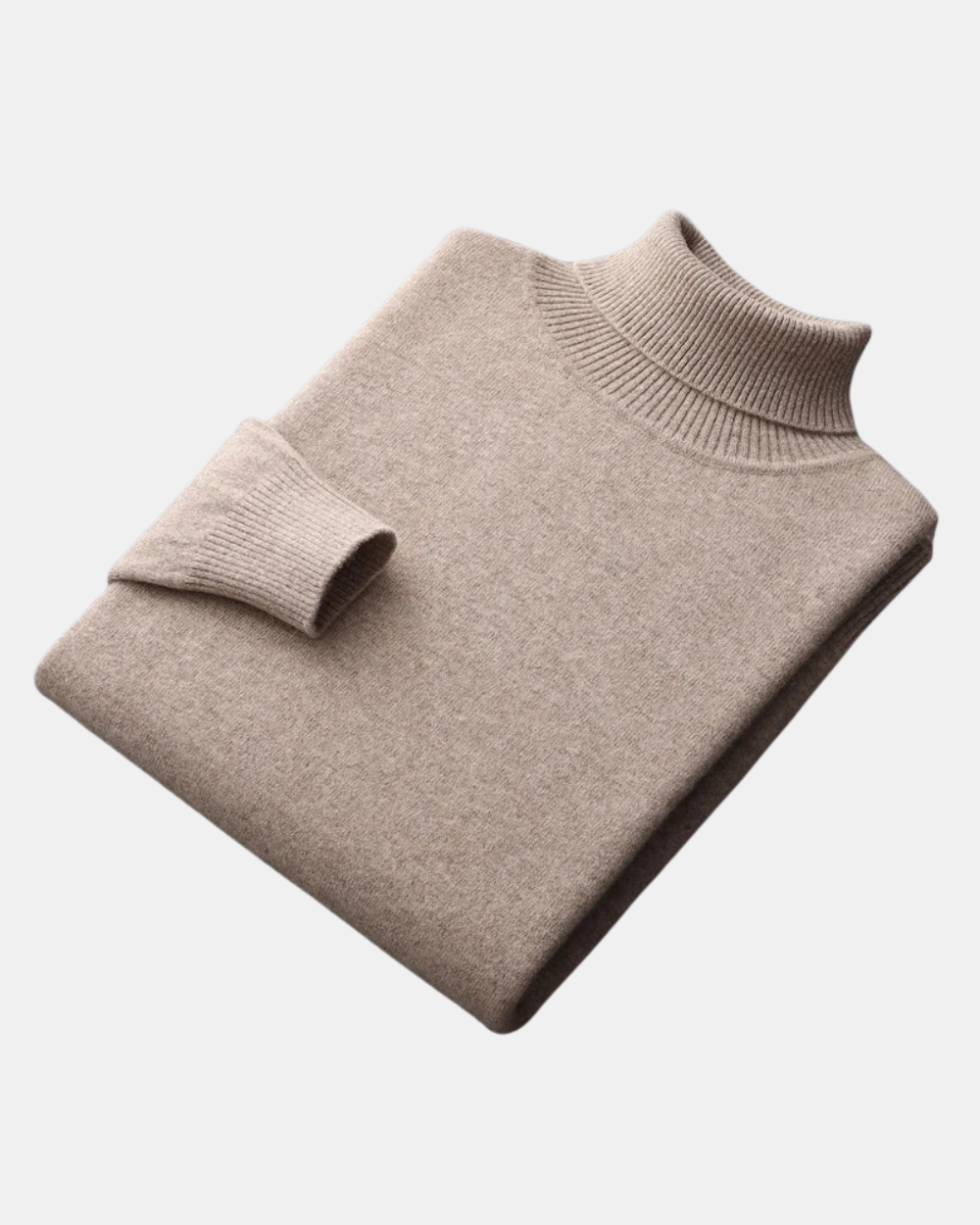 Mars men's cashmere turtleneck sweater, additional view
