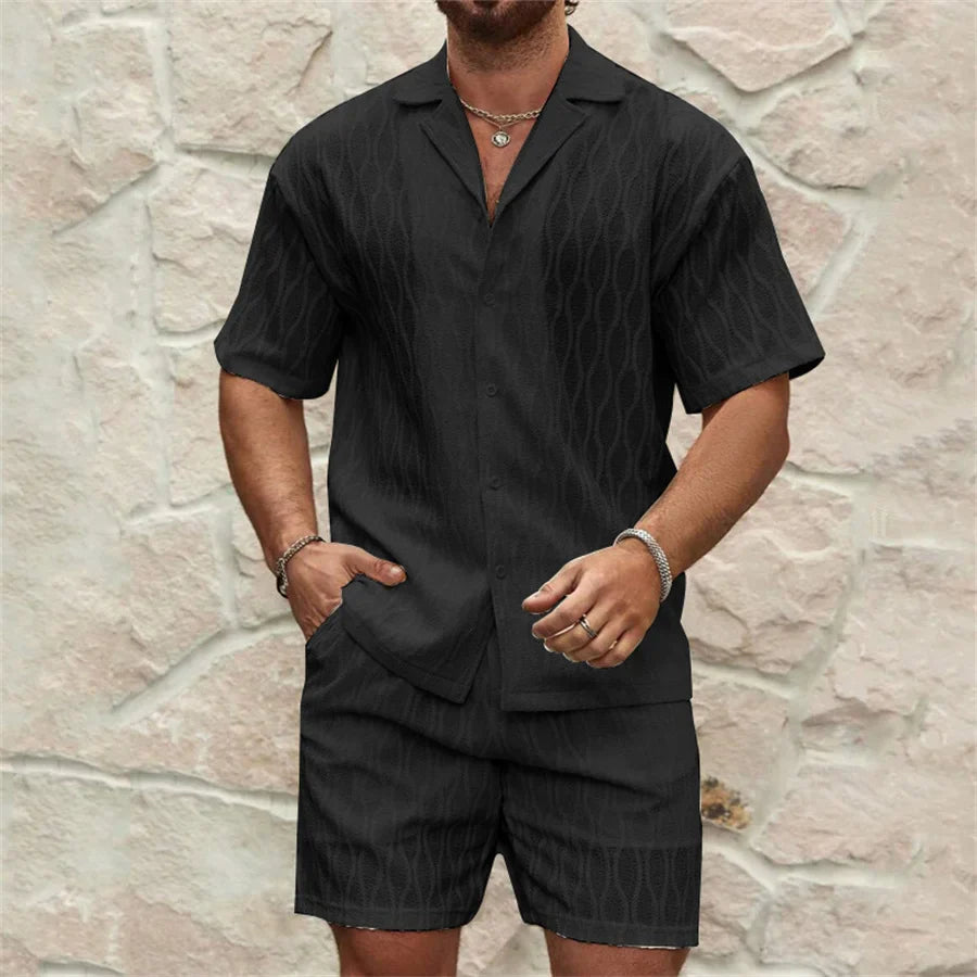 Sergio men's elegant summer two-piece set – Avinos Milano