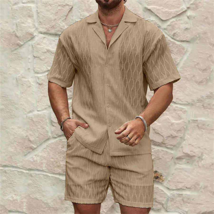 Sergio men's elegant summer two-piece set, additional view