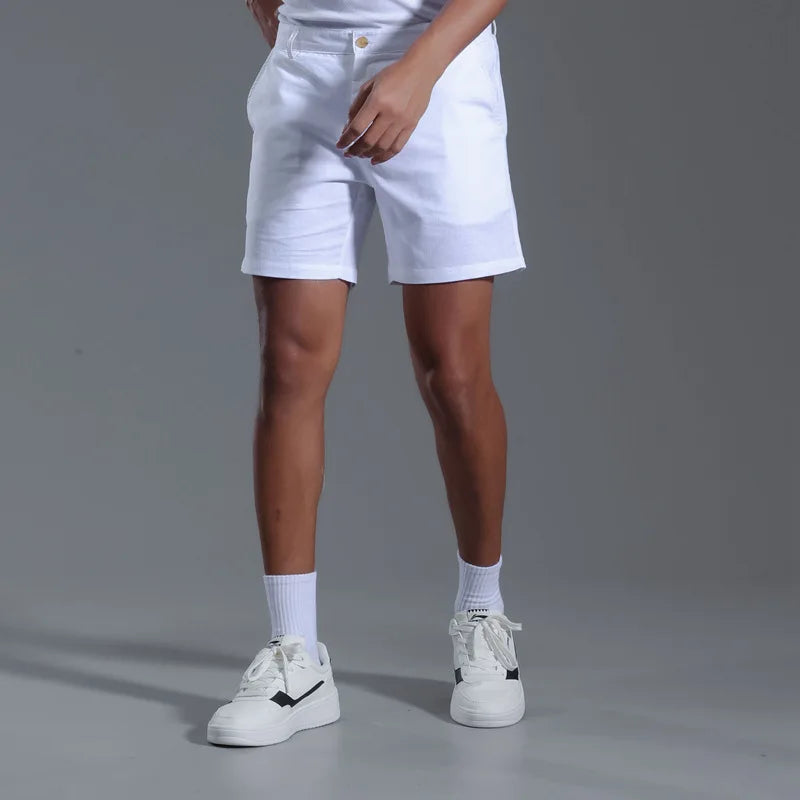 Alessandro men's elegant cotton shorts, alternate view