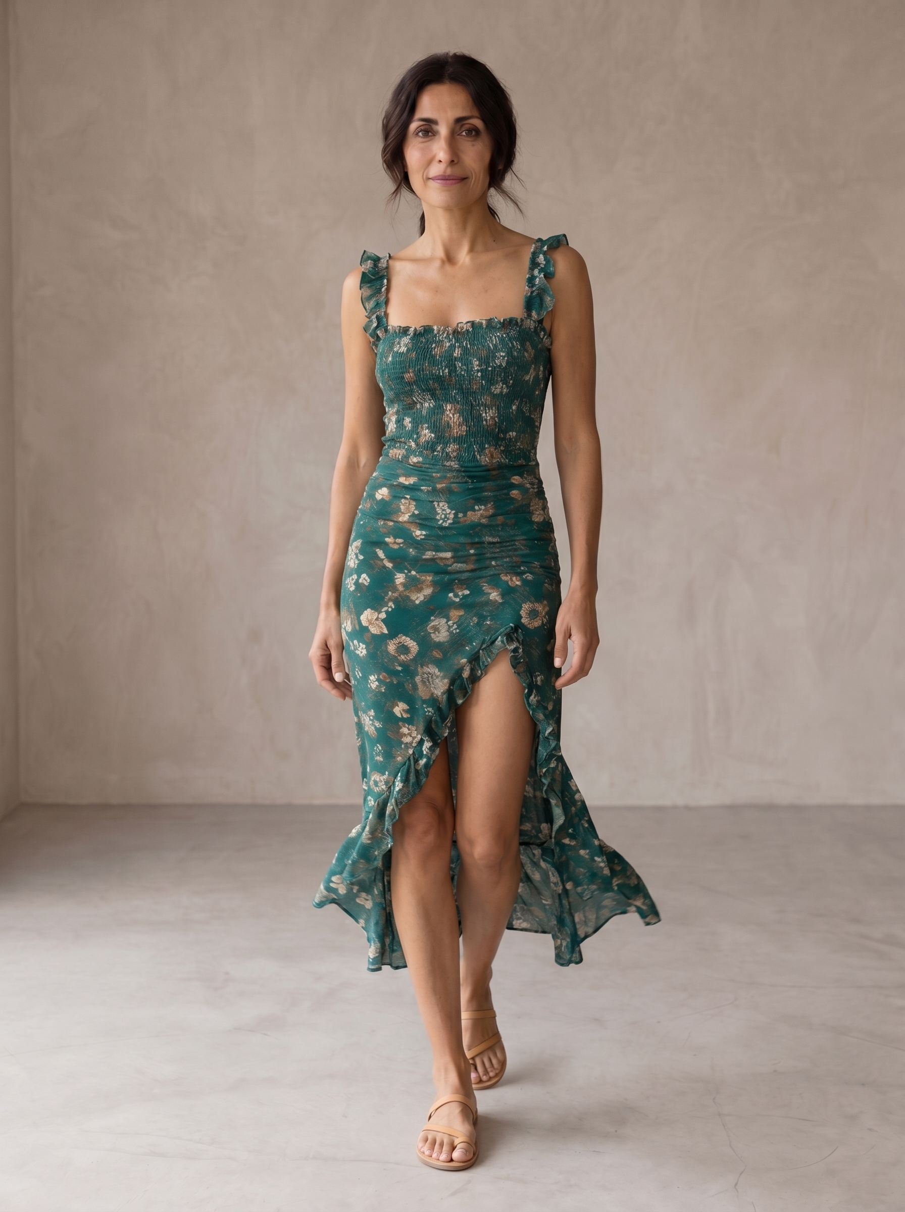 Mayfair Chic Vintage Long Dress – women's sleeveless maxi dress