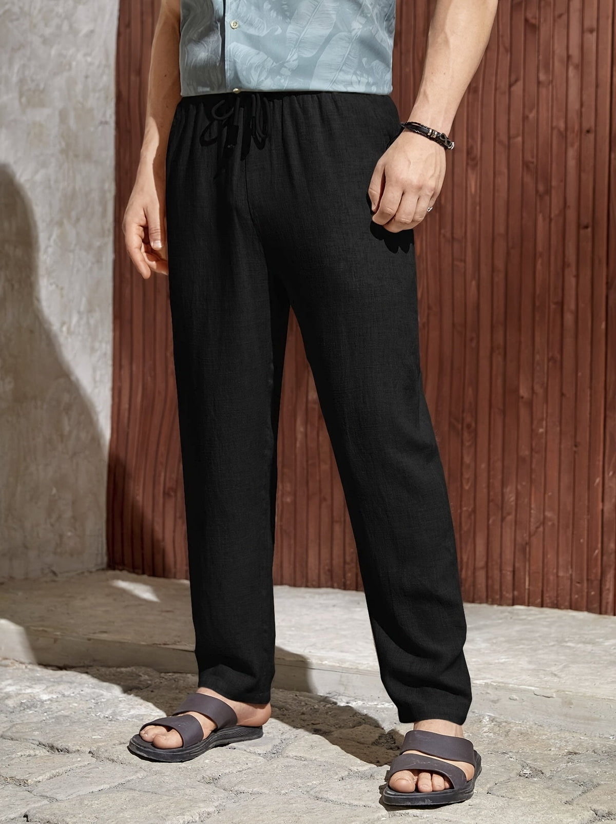 Menton men's summer pants, view 4