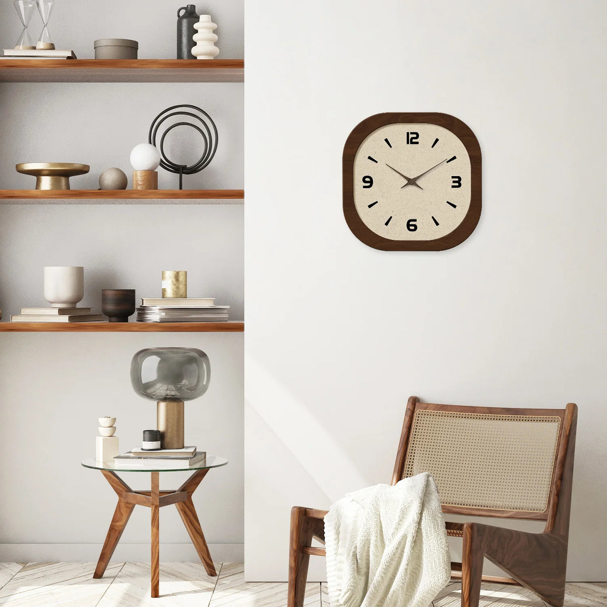 Meridiana clock on a living room wall