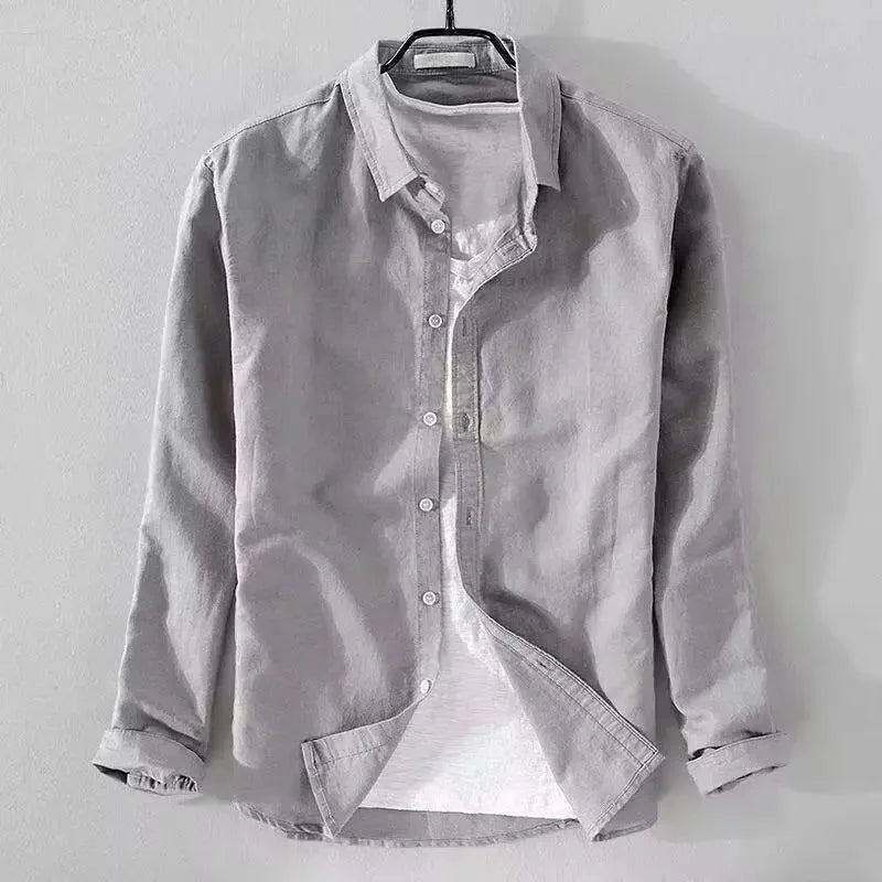 Men's cotton linen shirt – Avinos Milano