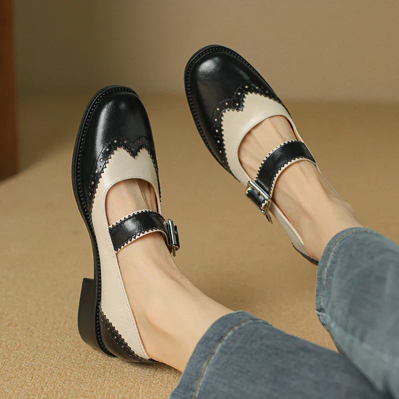 Miana women's leather flats – Avinos Milano