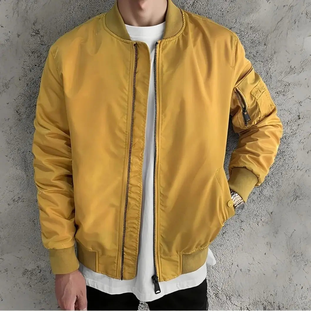 Giovanni men's bomber jacket, alternate view