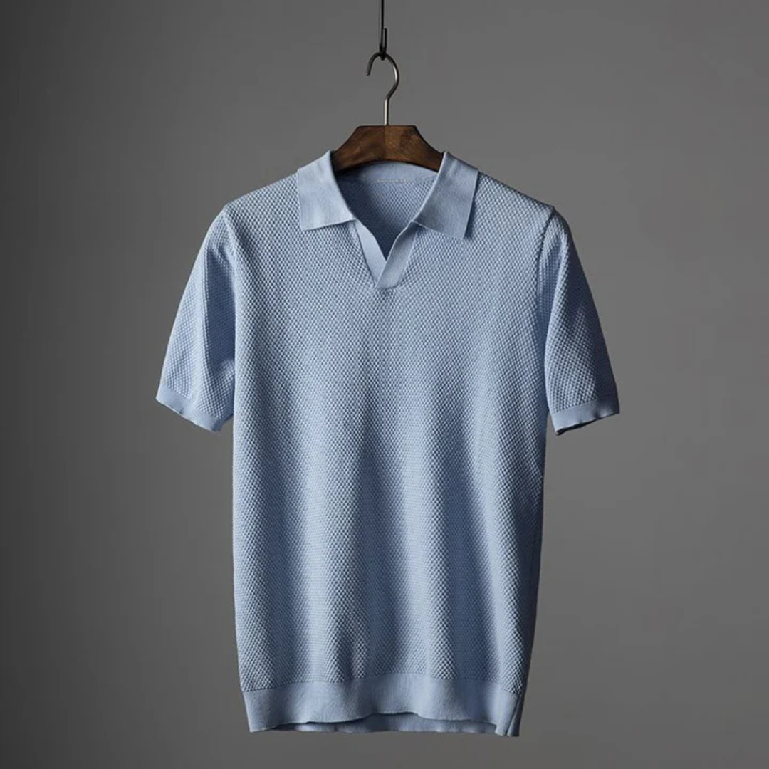 Men's polo shirt, alternate view