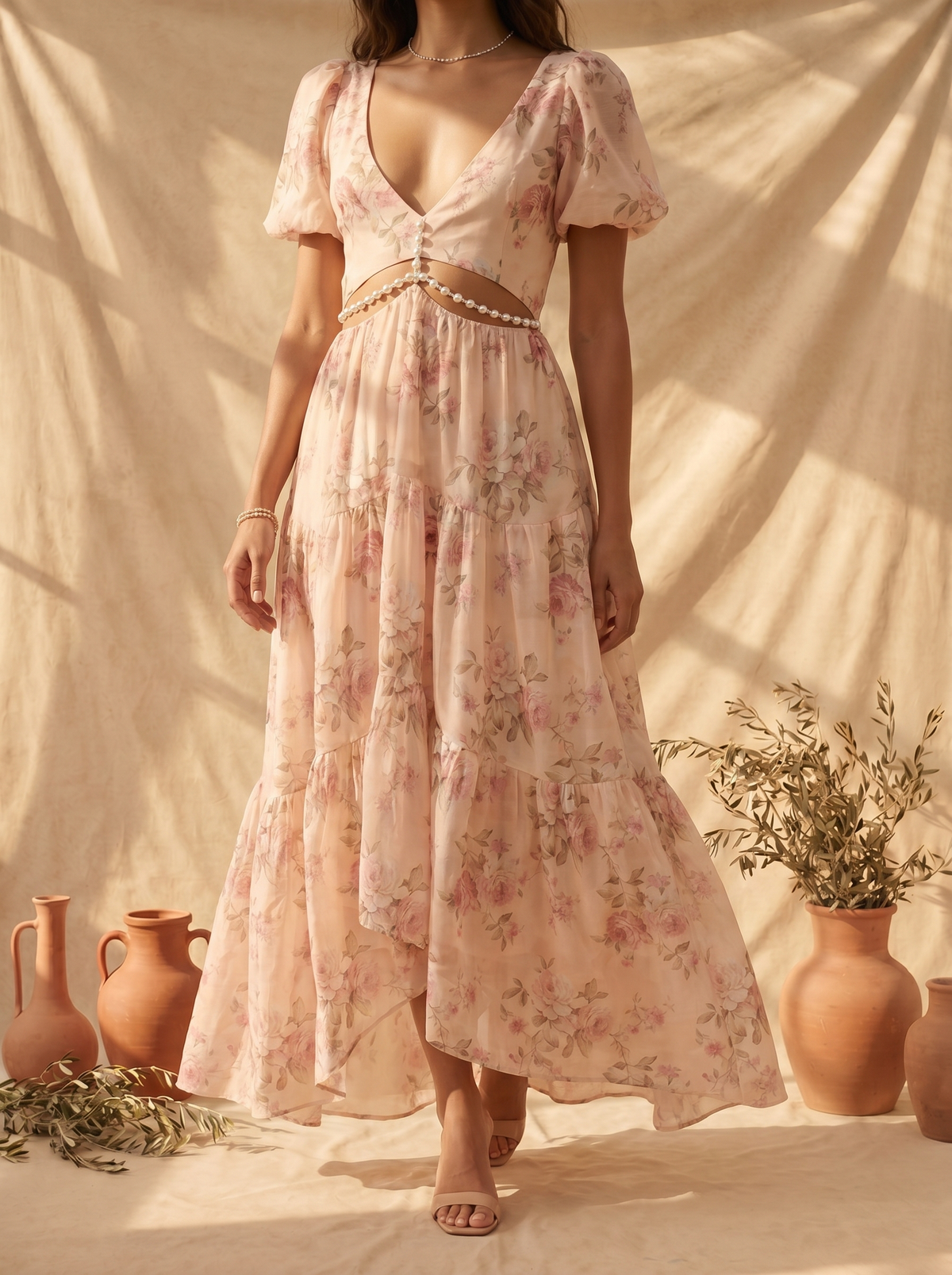 Layla Graceful A Line Dress, view 2