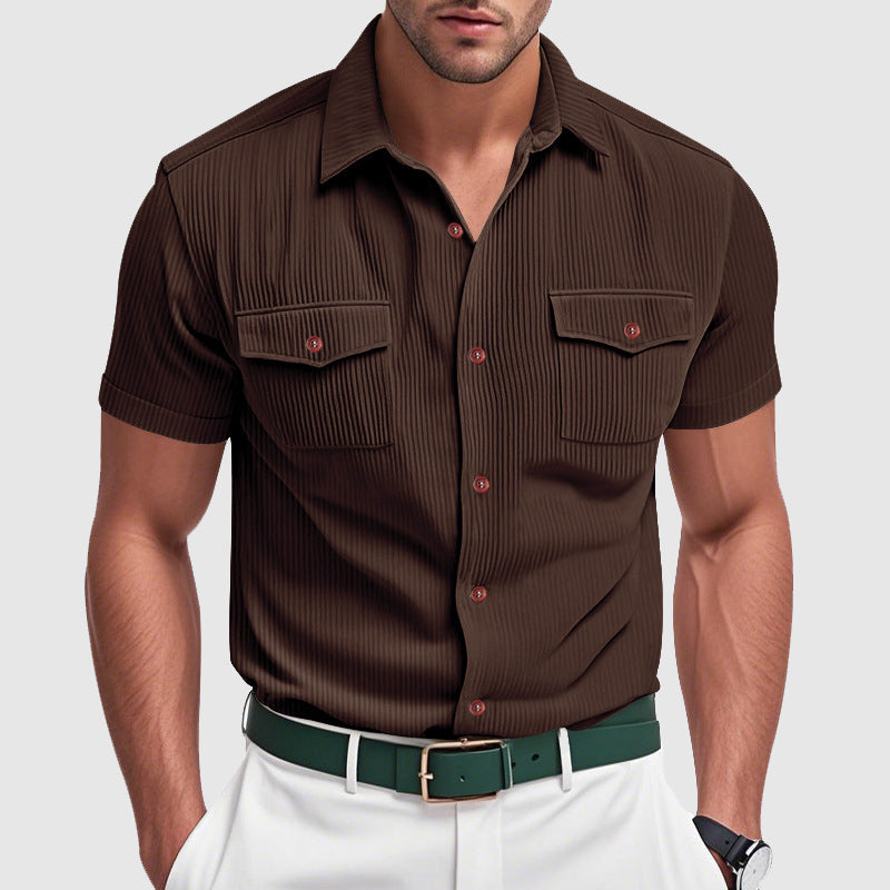 Men's elegant corduroy shirt – Avinos Milano
