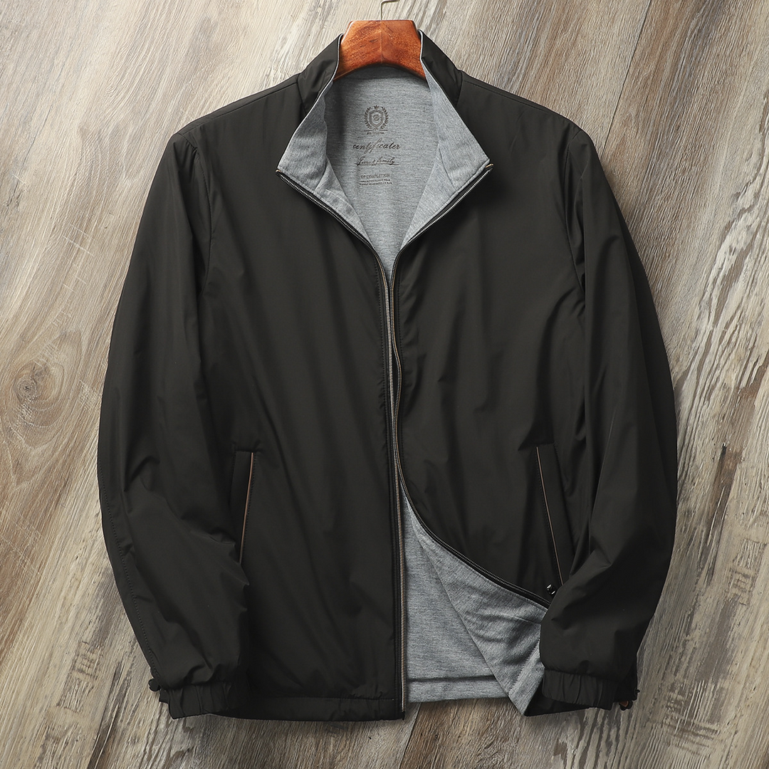 Waterproof men's lightweight jacket, alternate view