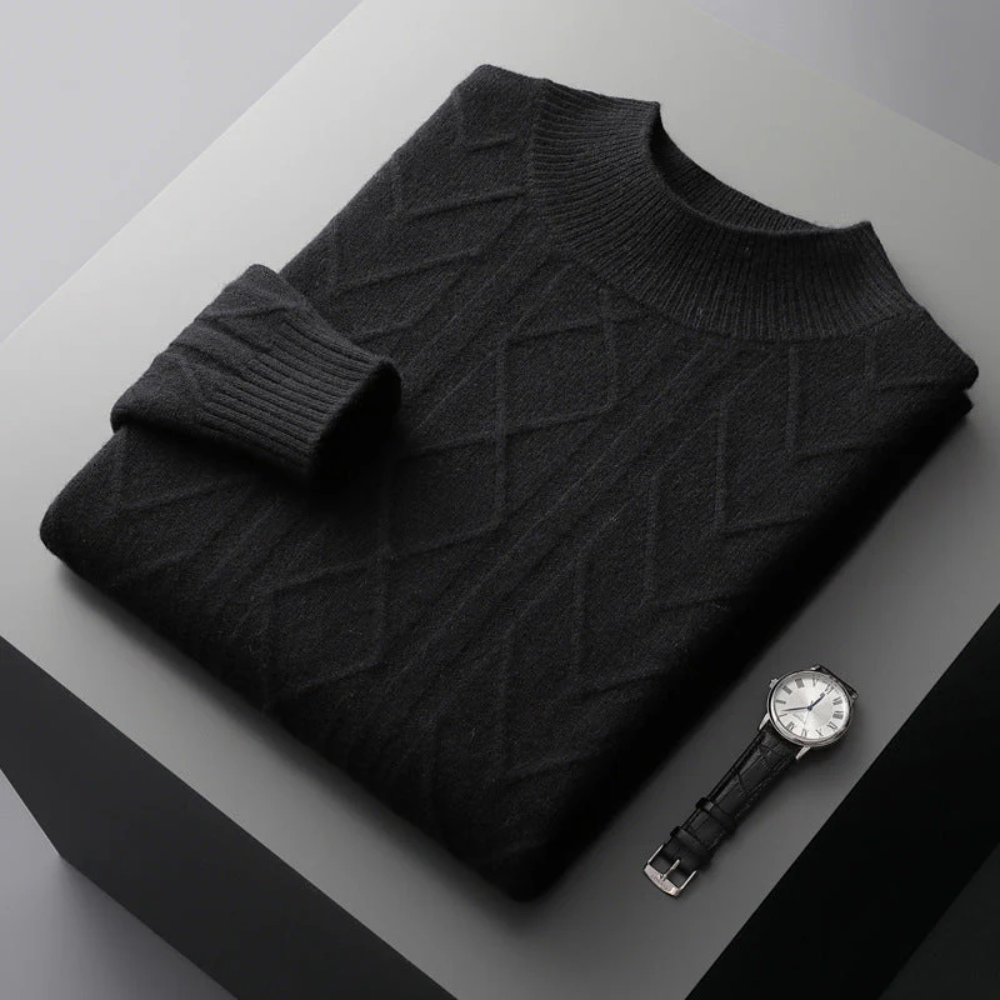 Mizar men's cashmere sweater, additional view