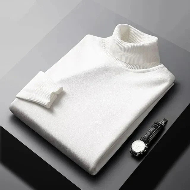 Monte men's cashmere turtleneck sweater, additional view