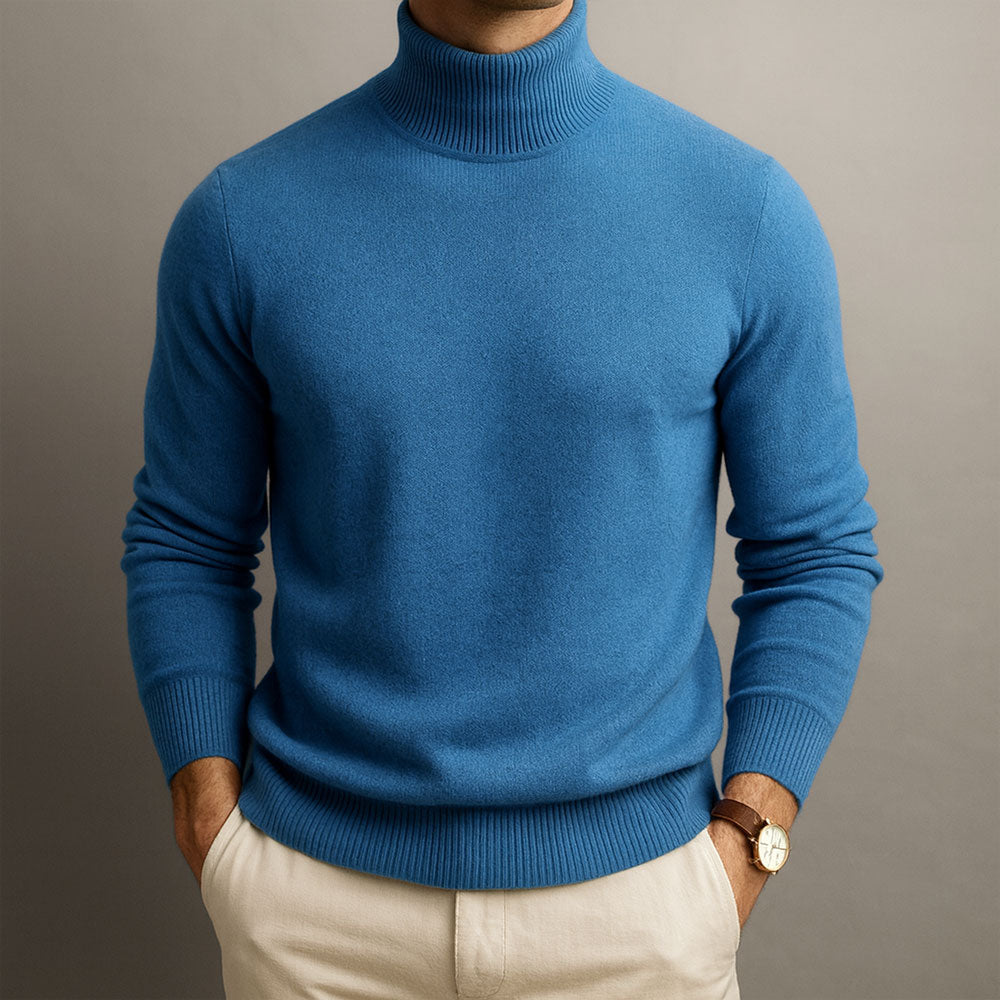 Matteo men's elegant turtleneck sweater – Avinos Milano