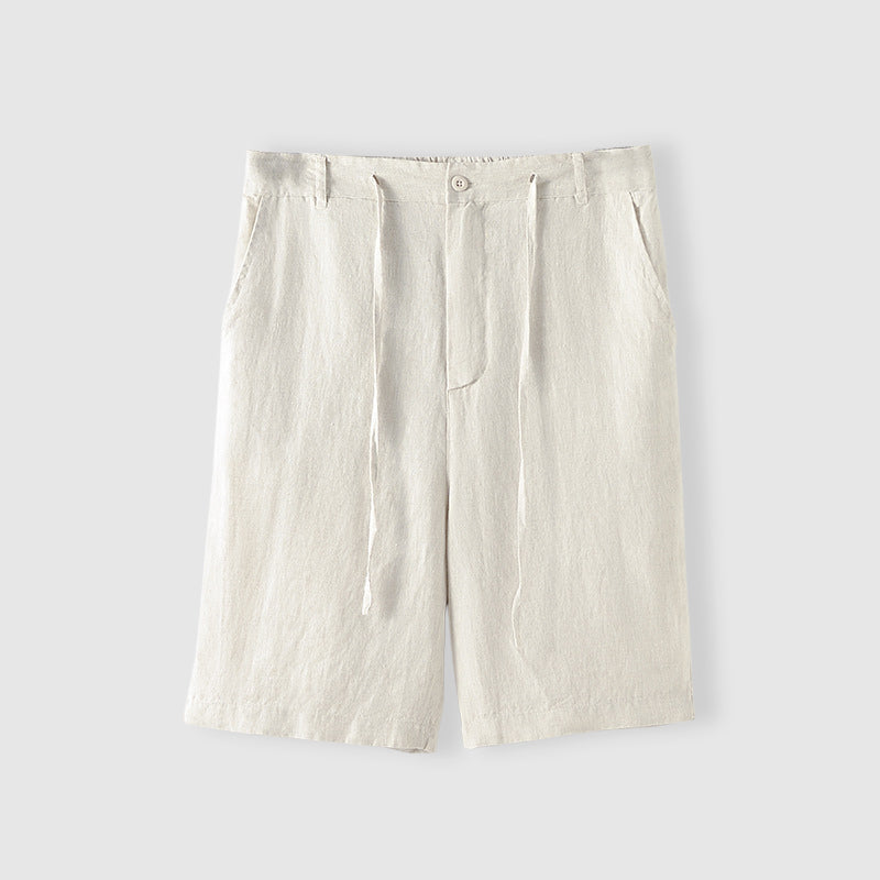 Men's linen shorts, view 4