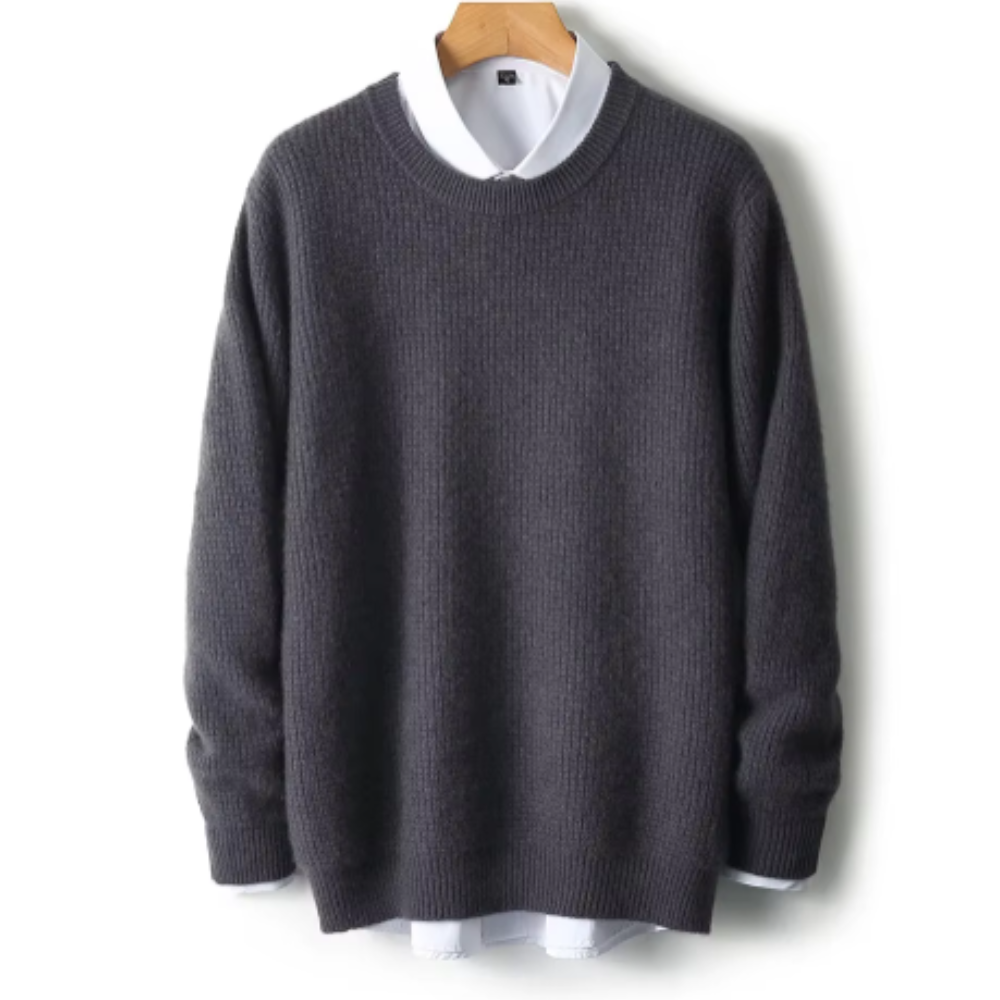 Men's elegant cashmere sweater, additional view
