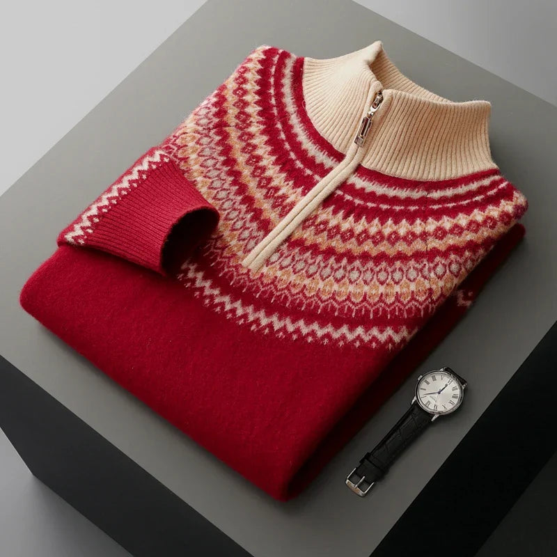 Men's elegant cashmere sweater, additional view