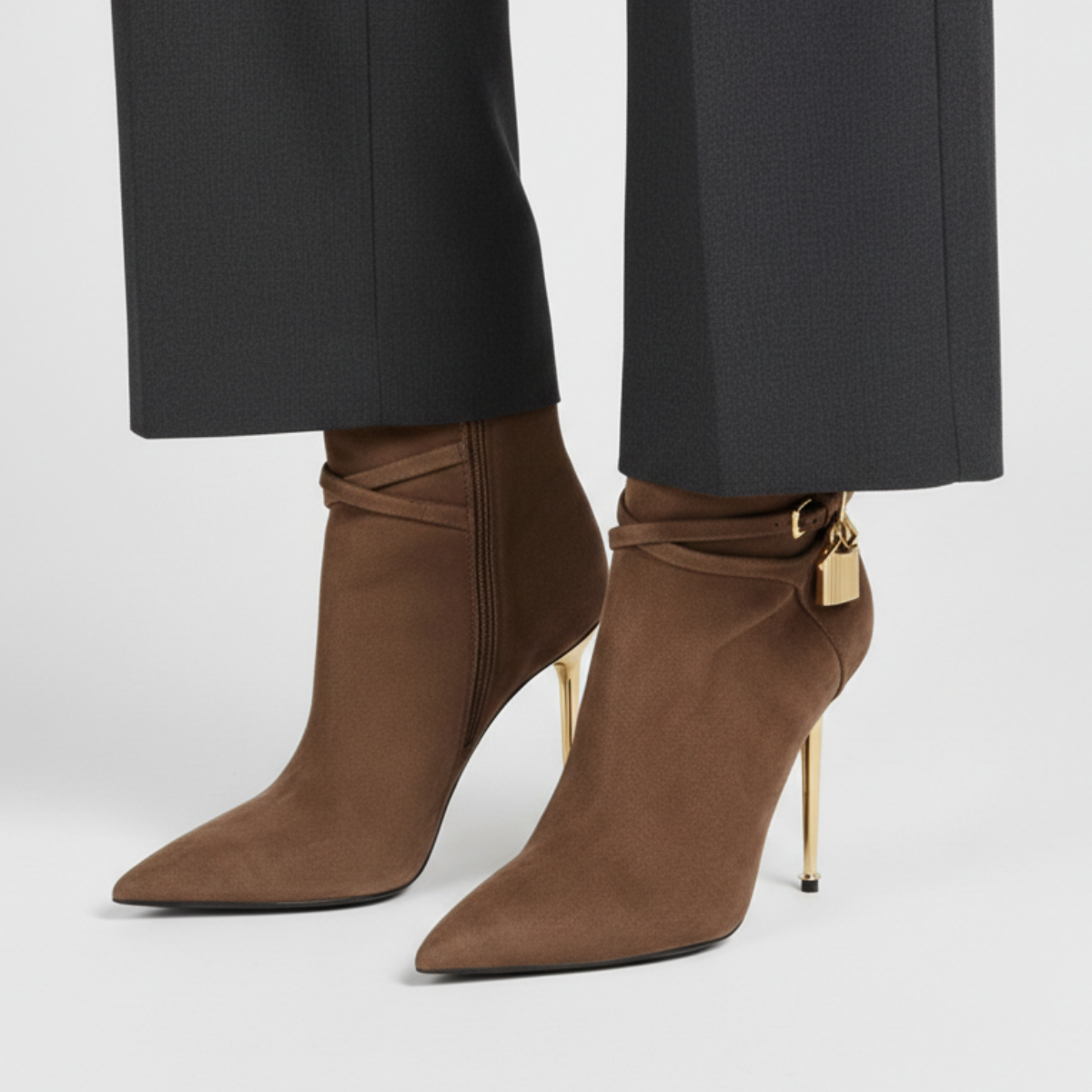 Tessa Lock Heel Boots – women's shoes, view 2