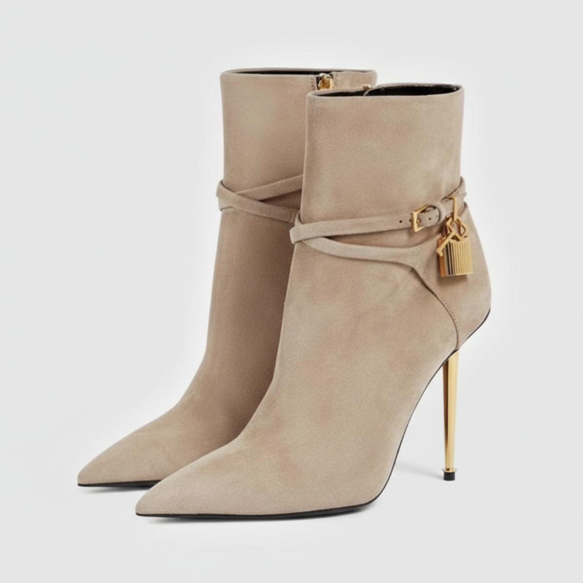 Tessa Lock Heel Boots – women's shoes, view 7