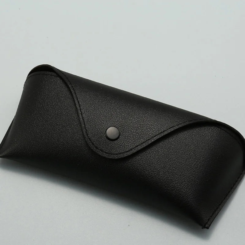 Nerio Vegan Leather Sunglasses Case in Black