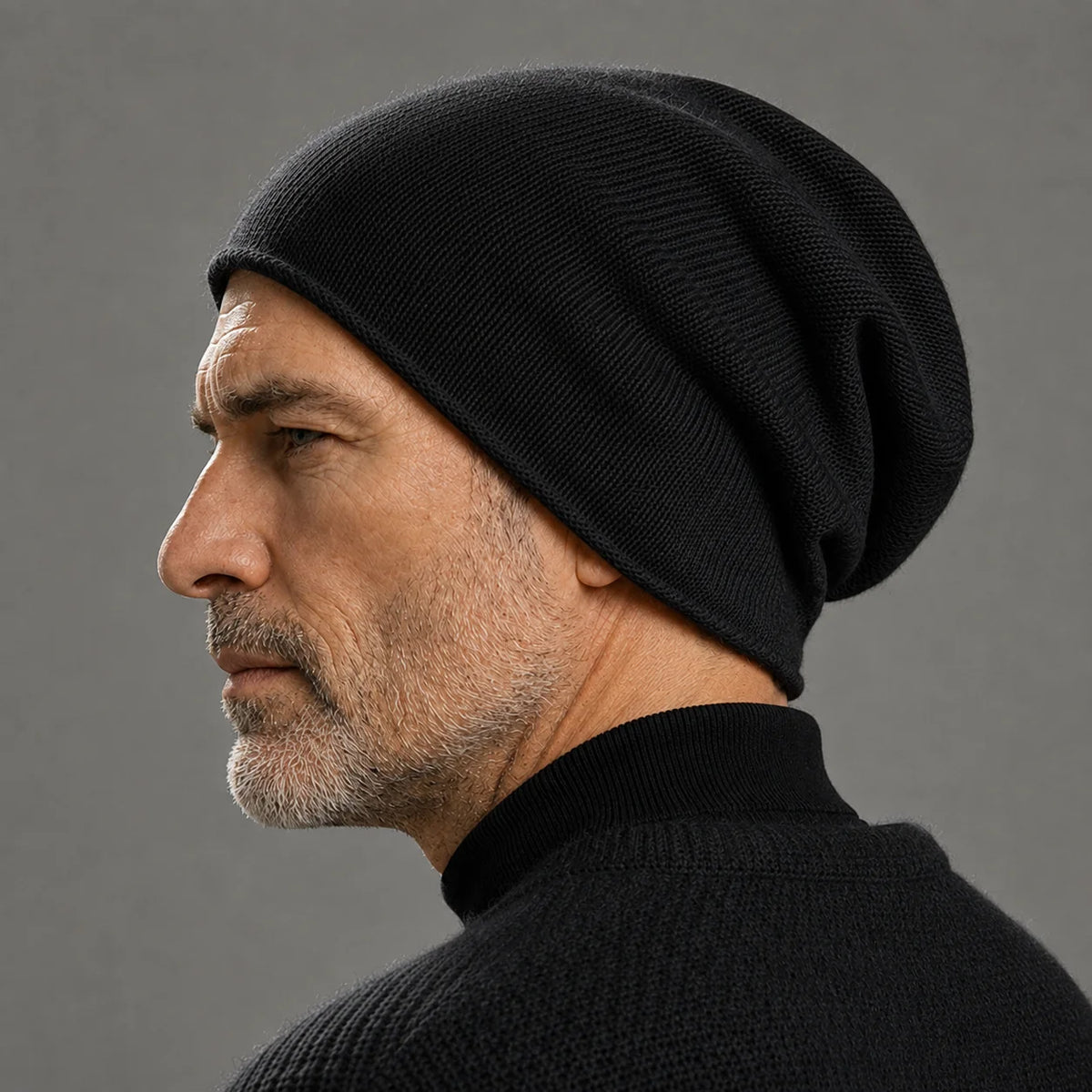 Nico Soft-Knit Winter Beanie in Black
