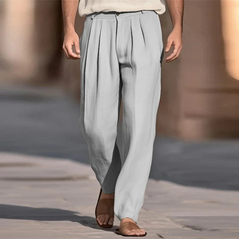 Ivan men's linen pants, alternate view