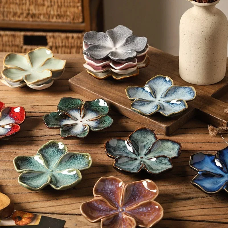 Ninfea ceramic flower dishes