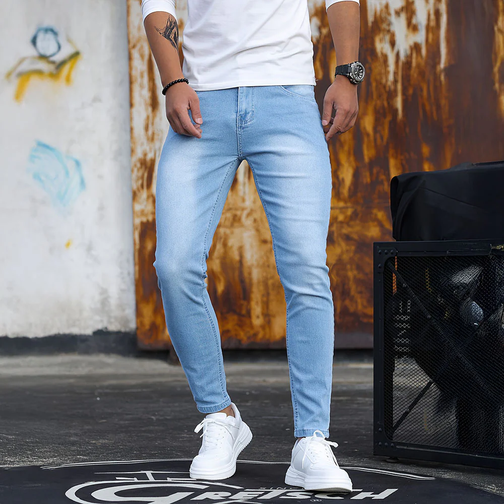 Men's denim jeans, alternate view