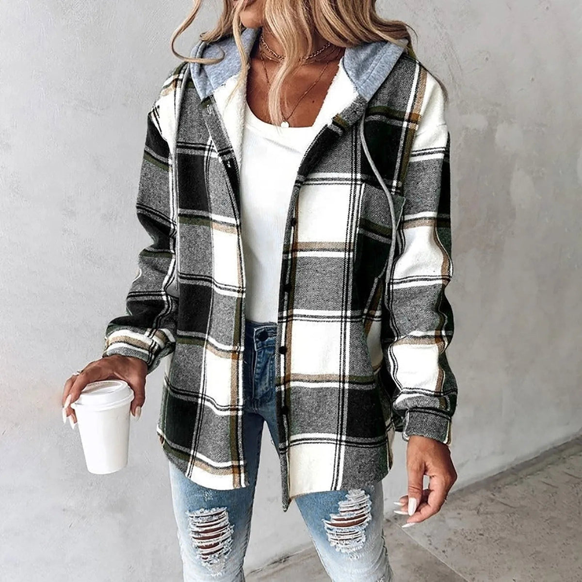 HELEN Cozy Autumn Jacket – women's jackets, view 2