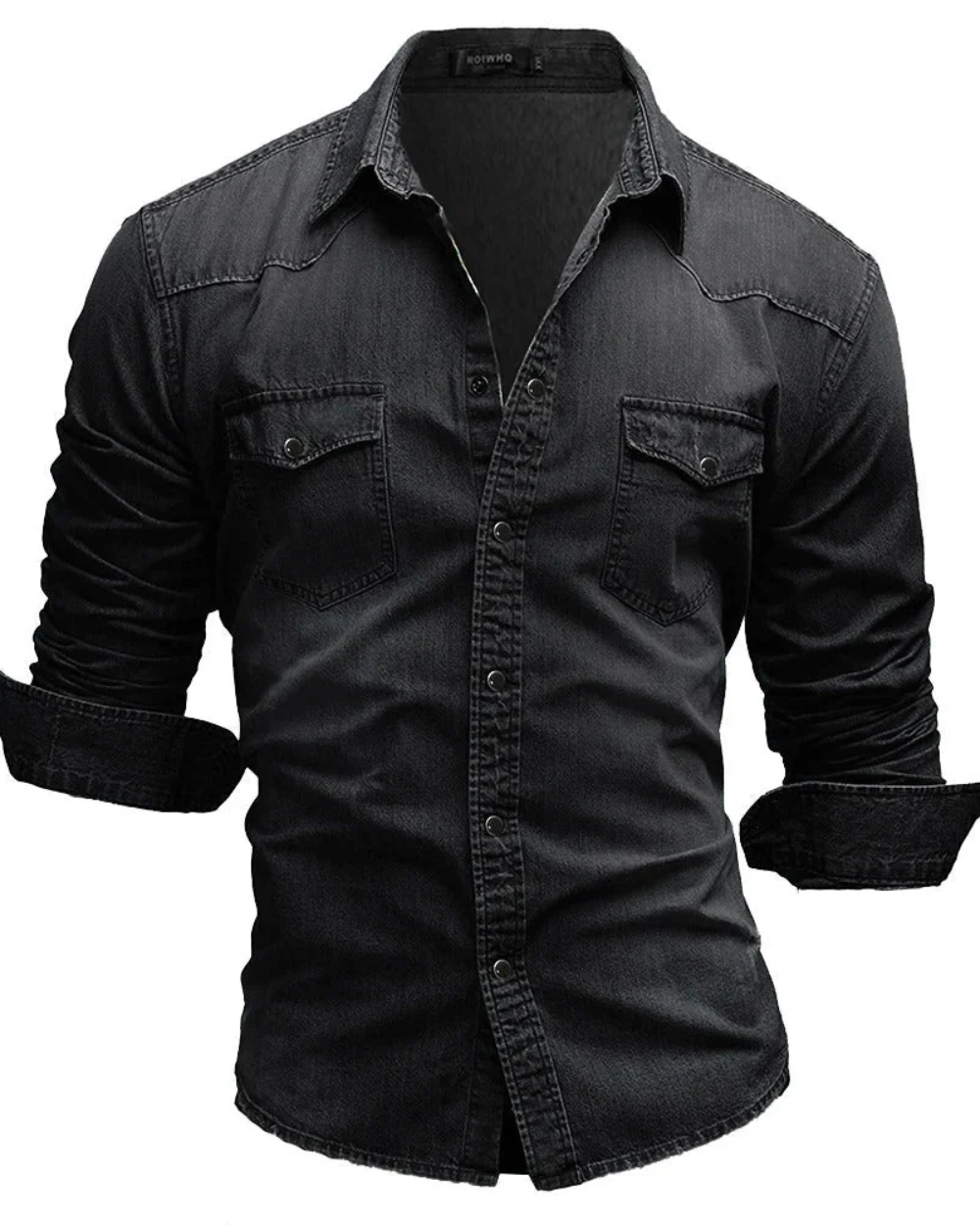 Fabio men's denim shirt, view 4