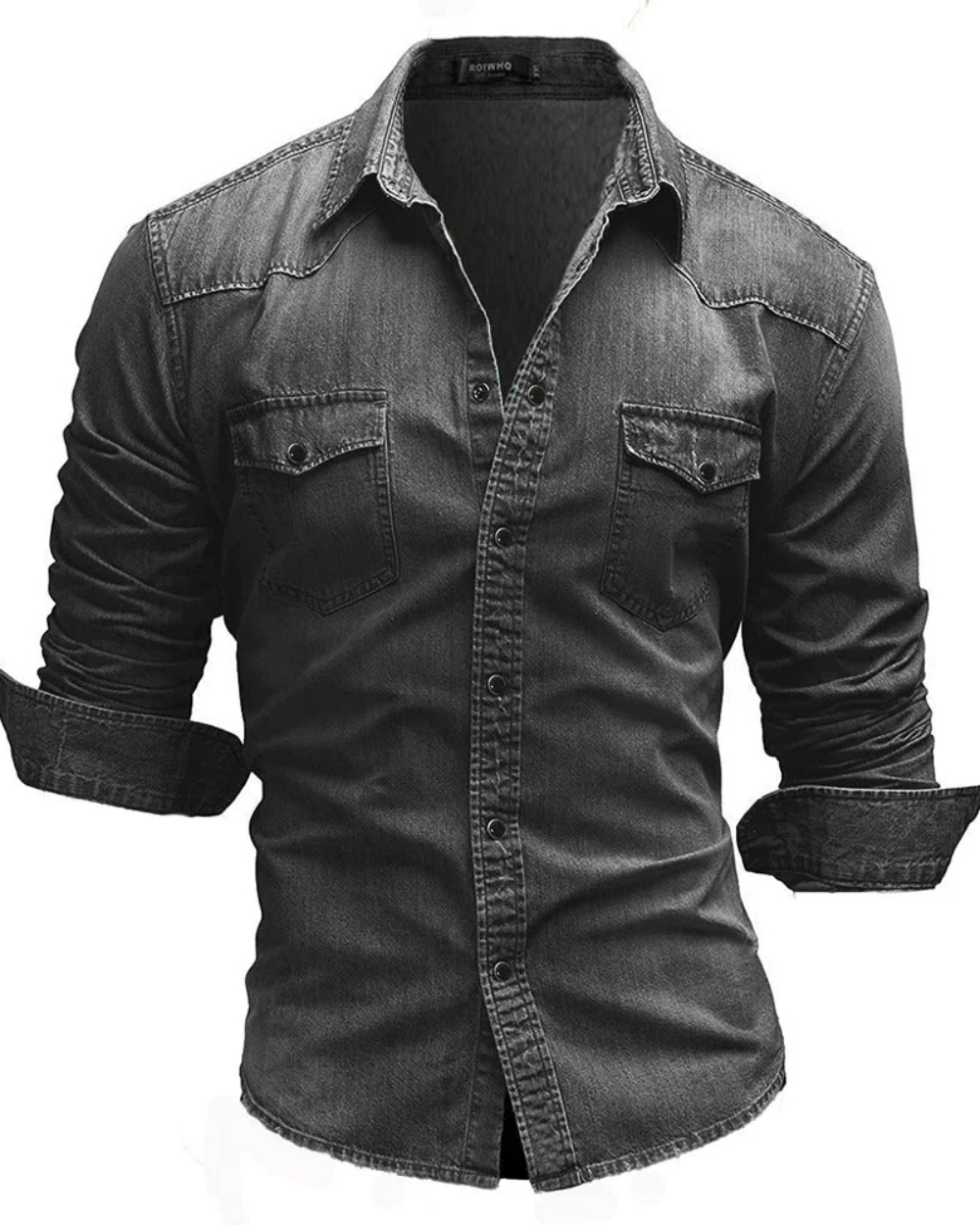 Fabio men's denim shirt, view 6