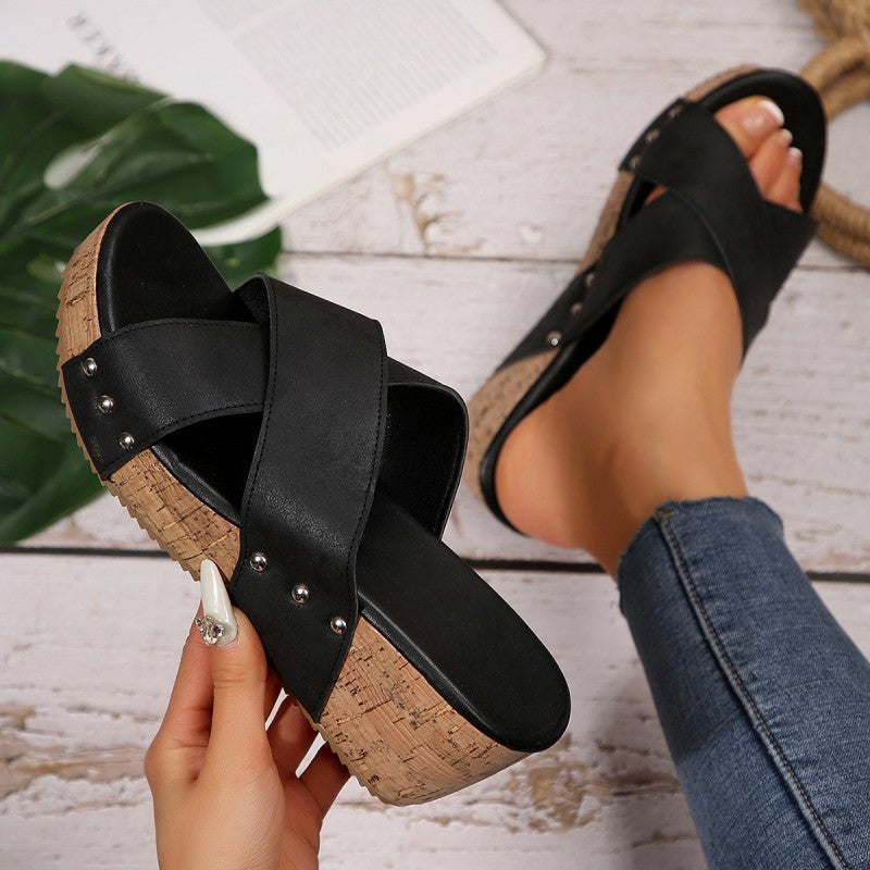 Oakley Boho Wedge Sandals – women's shoes, view 3