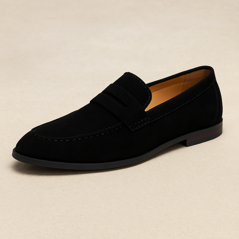 Money men's suede penny loafers – Avinos Milano