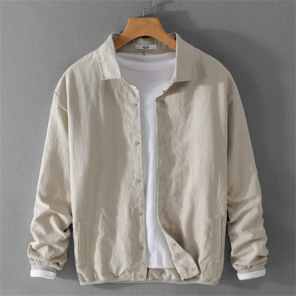 Men's elegant cotton jacket, additional view