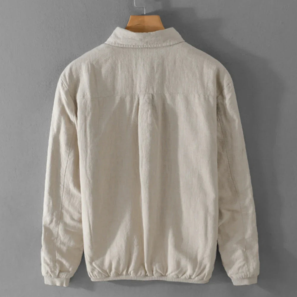 Men's elegant cotton jacket, view 4