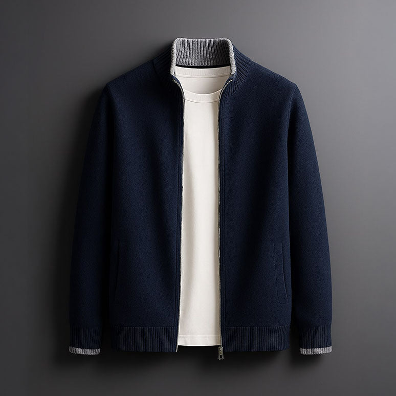 Men's elegant cashmere cardigan – Avinos Milano