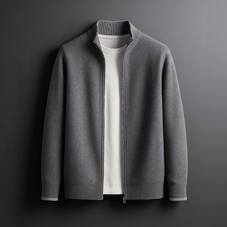 Men's elegant cashmere cardigan, view 6