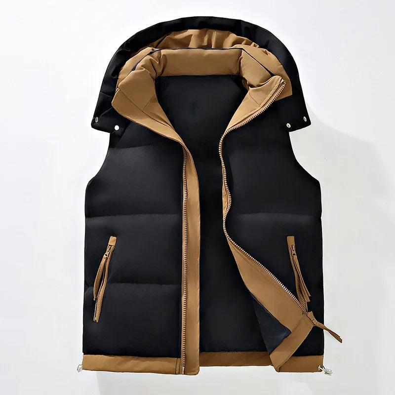 Men's elegant puffer vest, additional view