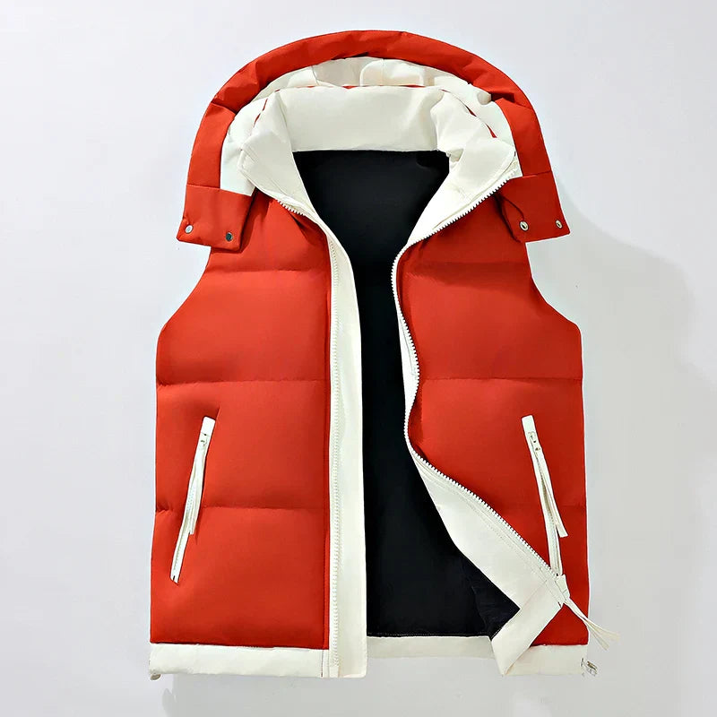 Men's elegant puffer vest, view 4