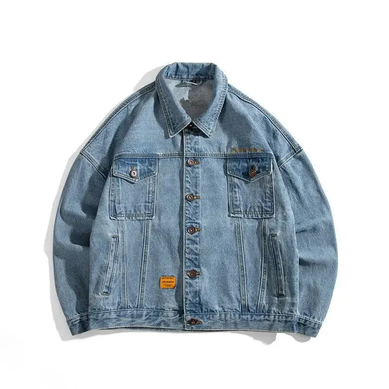 Marco men's oversized denim jacket – Avinos Milano