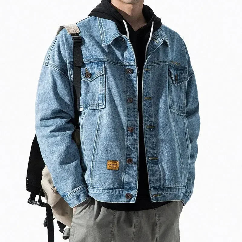Marco men's oversized denim jacket, alternate view