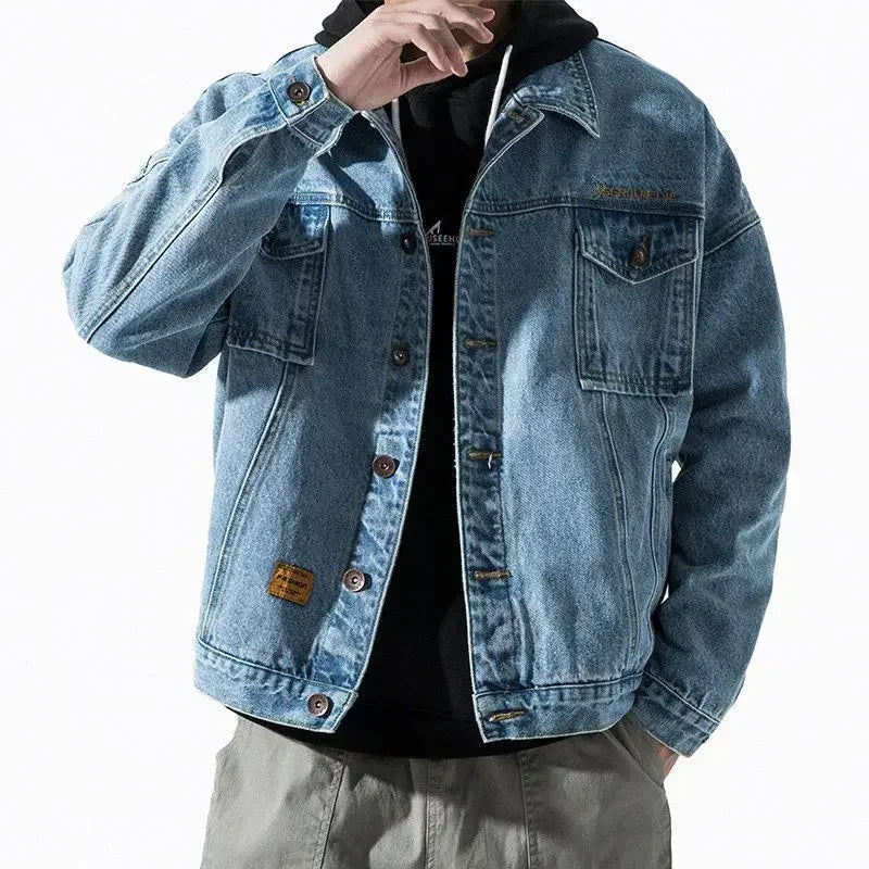 Marco men's oversized denim jacket, additional view