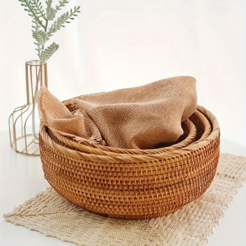 Paniere basket with linen