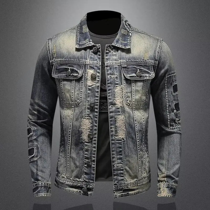 Giorgio men's elegant denim jacket, additional view