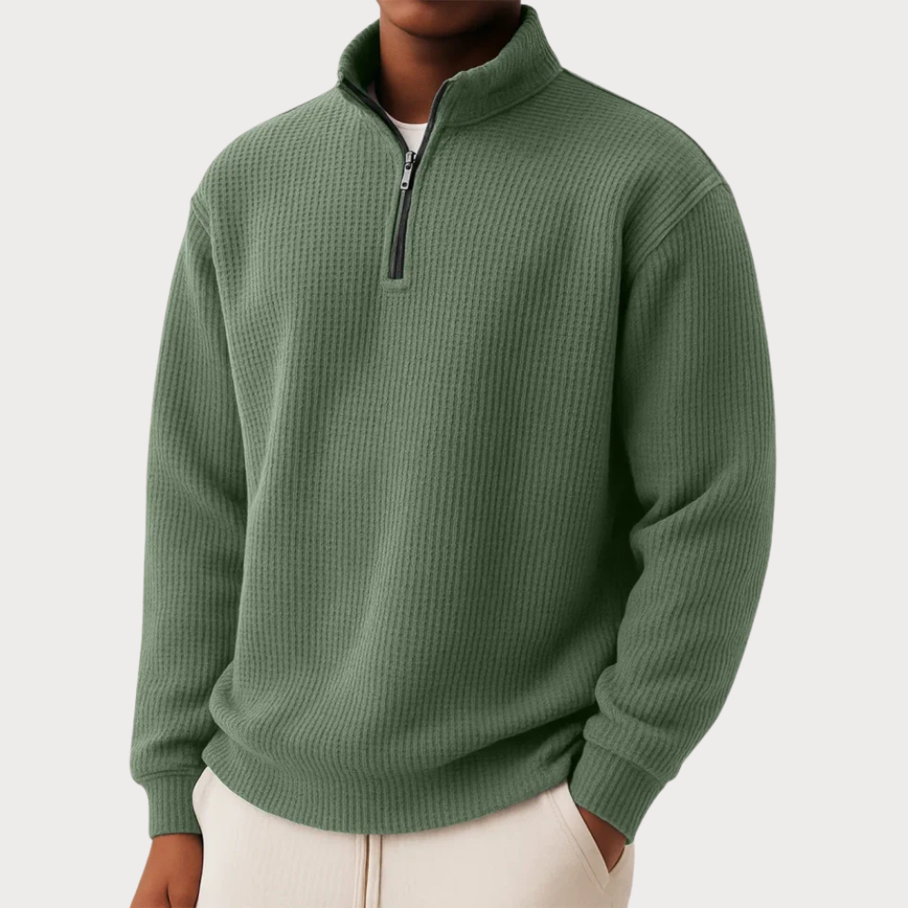 Men's elegant knitted sweater, view 4