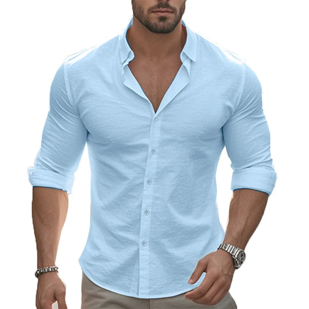 Parma men's cotton shirt – Avinos Milano